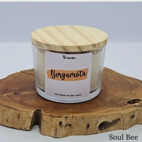 Vela Perfumada Coleção Aura - Bergamota - 150g