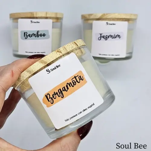 Vela Perfumada Coleção Aura - Bergamota - 150g