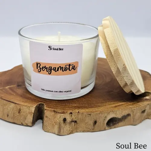 Vela Perfumada Coleção Aura - Bergamota - 150g