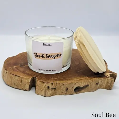 Vela Perfumada Coleção Aura - Flor de Laranjeira - 150g