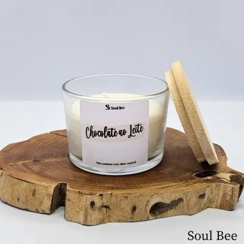 Vela Perfumada Coleção Aura - Chocolate ao Leite - 150g
