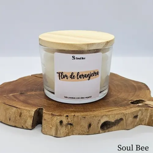 Vela Perfumada Coleção Aura - Flor de Laranjeira - 150g