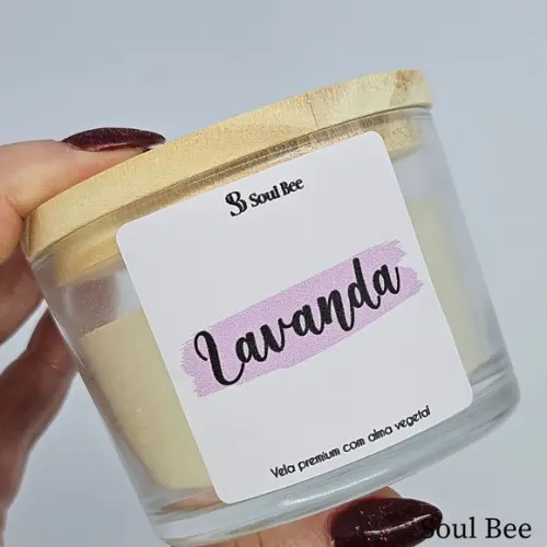 Vela Perfumada Coleção Aura - Lavanda - 150g