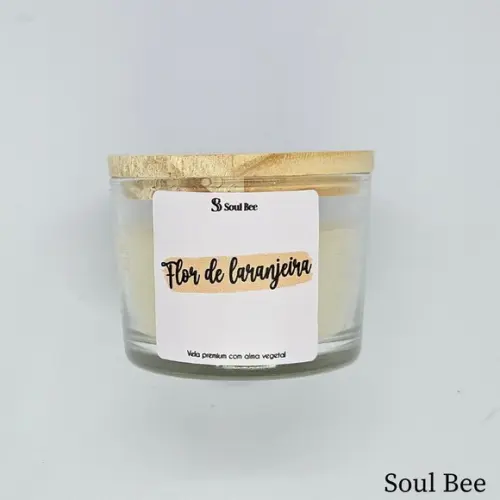 Vela Perfumada Coleção Aura - Flor de Laranjeira - 150g