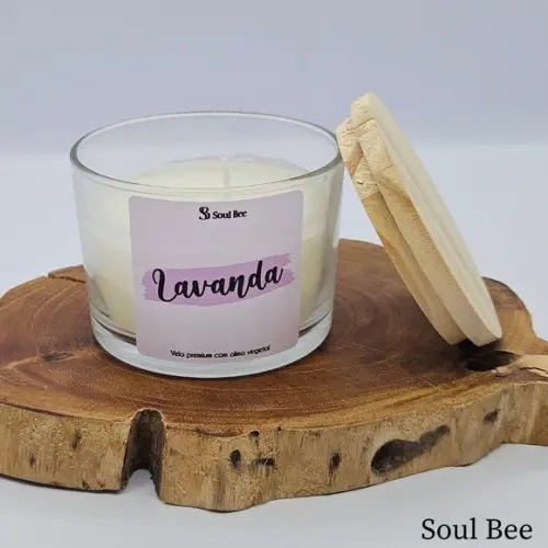 Vela Perfumada Coleção Aura - Lavanda - 150g