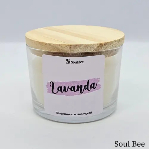 Vela Perfumada Coleção Aura - Lavanda - 150g