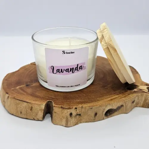 Vela Perfumada Coleção Aura - Lavanda - 150g