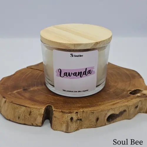 Vela Perfumada Coleção Aura - Lavanda - 150g