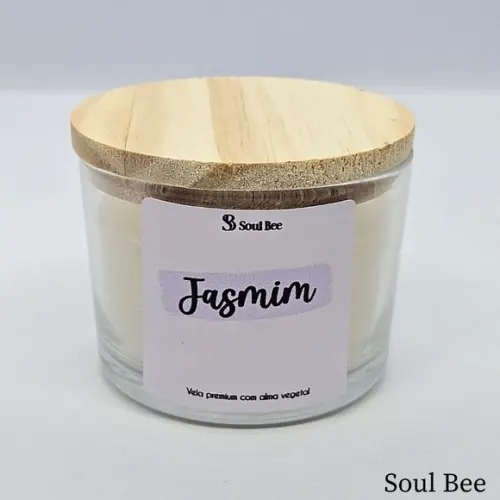 Vela Perfumada Coleção Aura Jasmim- 150g