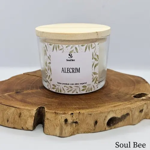 Vela Perfumada Coleção Essencial Alecrim - 150g