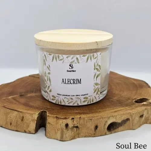 Vela Perfumada Coleção Essencial Alecrim - 150g