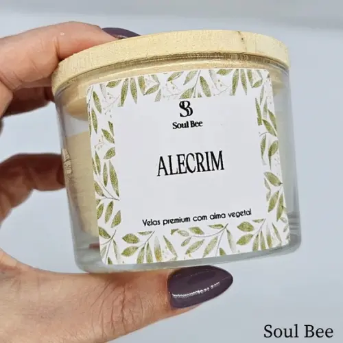 Vela Perfumada Coleção Essencial Alecrim - 150g