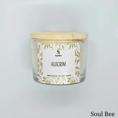 Vela Perfumada Coleção Essencial Alecrim - 150g