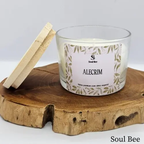 Vela Perfumada Coleção Essencial Alecrim - 150g