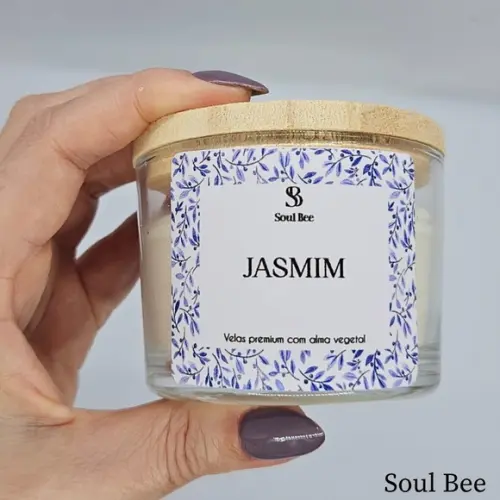 Vela Perfumada Coleção Essencial Jasmim - 150g