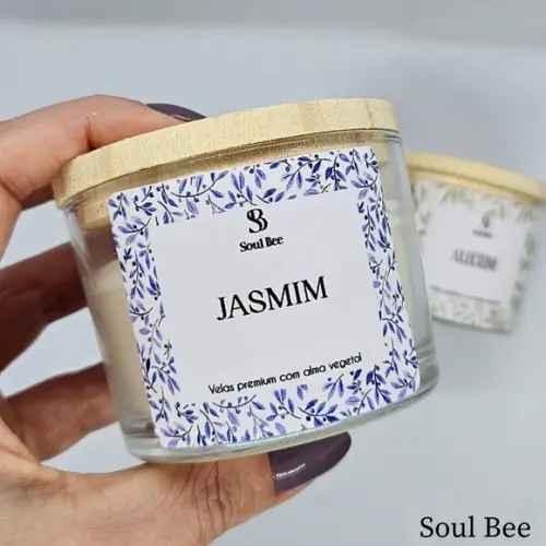 Vela Perfumada Coleção Essencial Jasmim - 150g