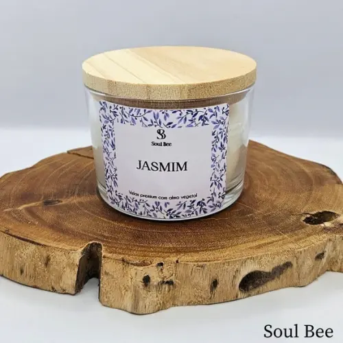 Vela Perfumada Coleção Essencial Jasmim - 150g