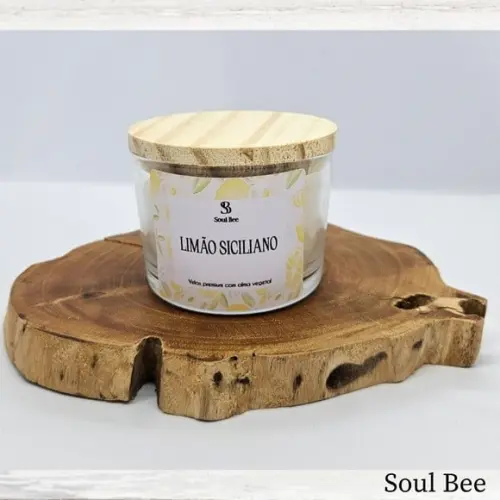 Vela Perfumada Coleção Essencial Limão Siciliano - 150g