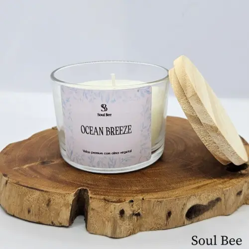 Vela Perfumada Coleção Essencial Oceano Breeze - 150g