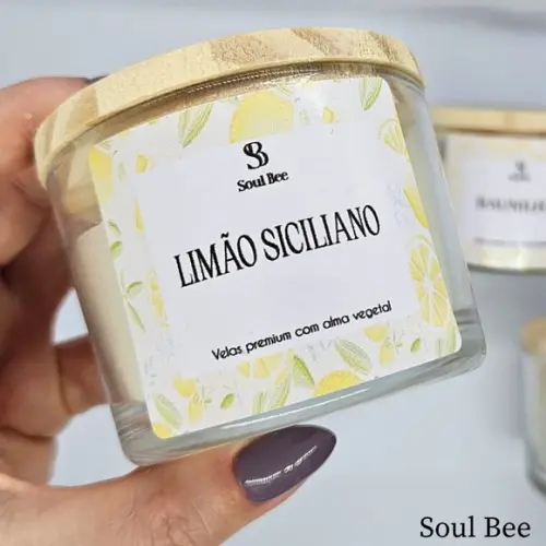 Vela Perfumada Coleção Essencial Limão Siciliano - 150g