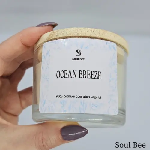Vela Perfumada Coleção Essencial Oceano Breeze - 150g