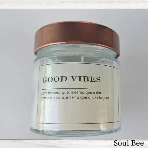 Vela Perfumada Good Vibes - Sedução