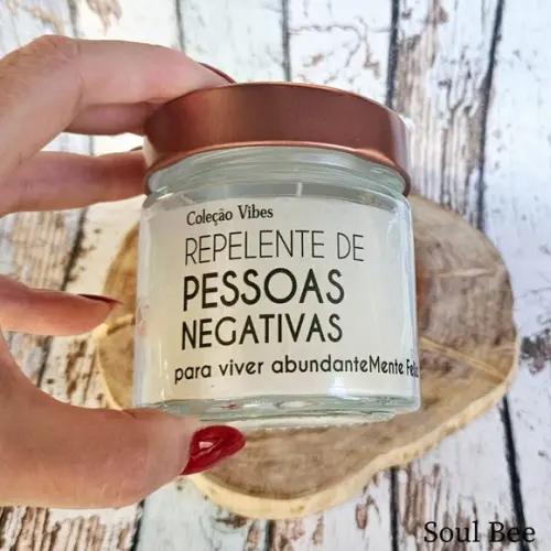 Vela Perfumada Repelente de Pessoas Negativas - Good Vibes