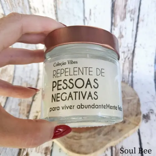 Vela Perfumada Repelente de Pessoas Negativas - Good Vibes