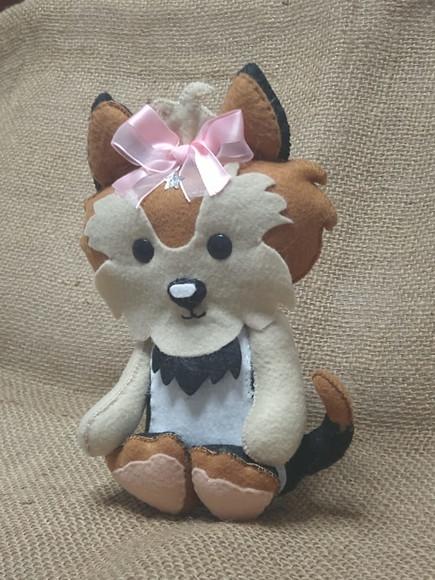 Cachorro Yorkshire em Feltro
