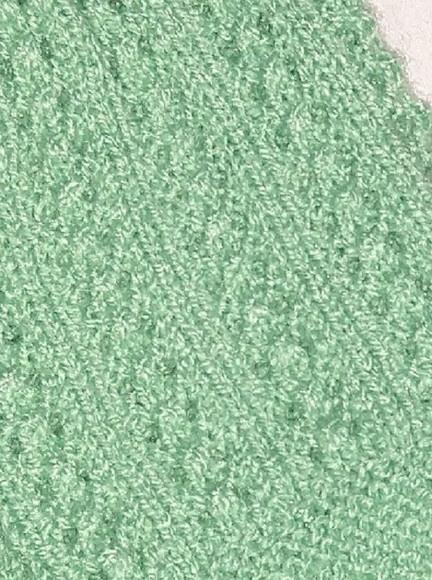 Casaquinho e Gorro Verde de Tricô Fio Círculo Mais Bebê