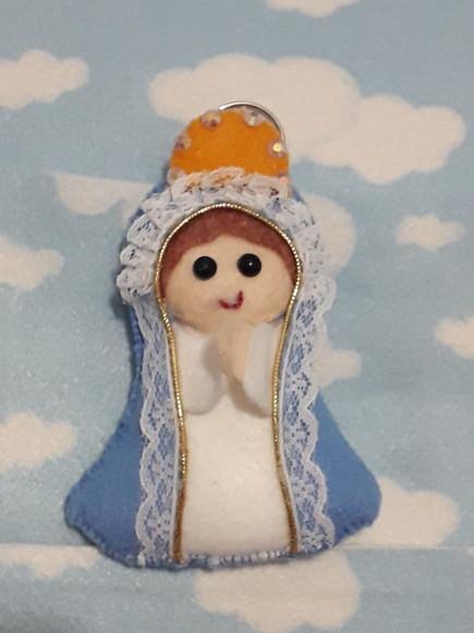 Chaveiro Nossa Senhora das Graças em Feltro