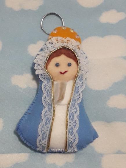 Chaveiro Nossa Senhora das Graças em Feltro