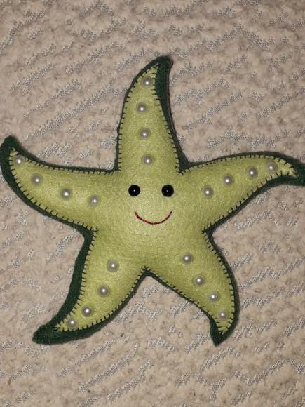 Estrela do Mar em Feltro - 16 cm