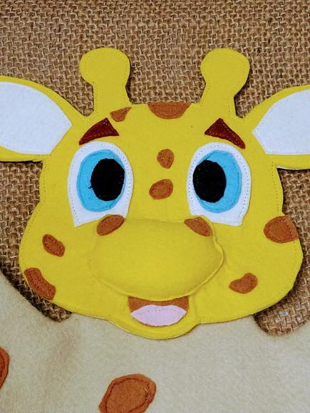 Fantoche Girafa em Feltro