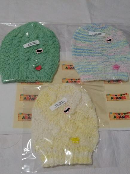Gorro Infantil Tricotado a Mão
