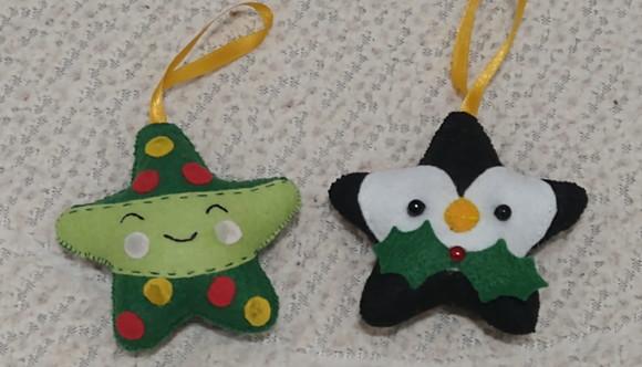 Kit Estrelinhas de Natal 1 - 5 Peças