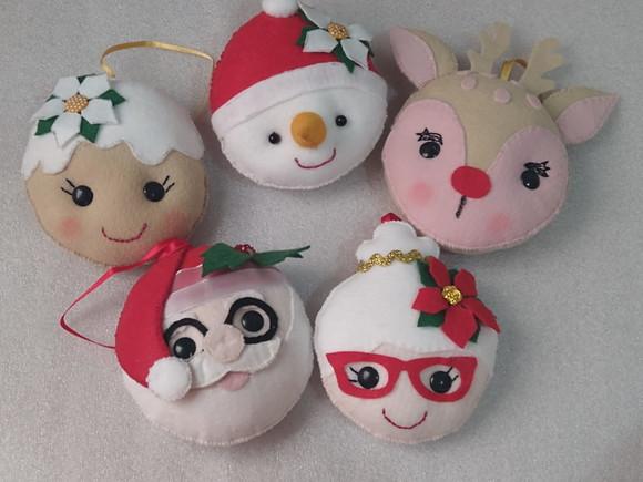 Kit Pingentes de Natal 1