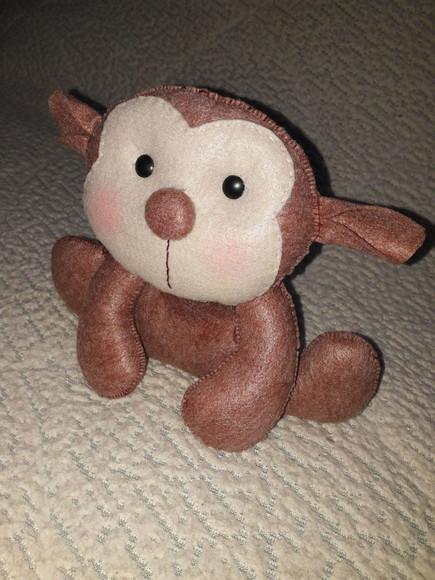 Macaco em Feltro