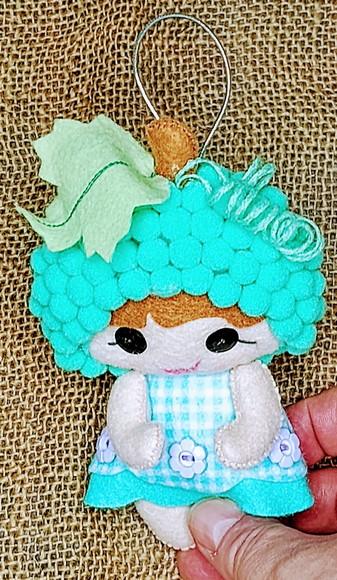 Mini Boneca Frutinha Uvinha Verde