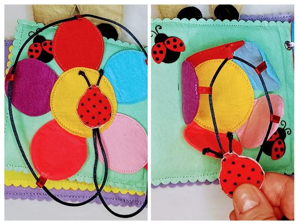 Mini Quiet Book Baby - Livro Pedagógico em Feltro
