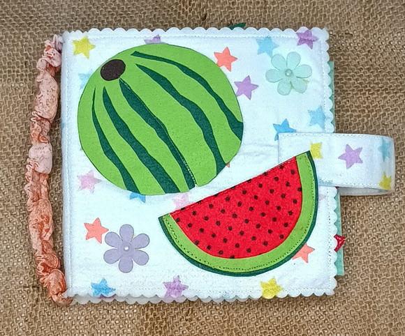 Mini Quiet Book Frutas
