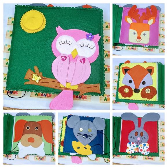 Quiet Book Animais 1