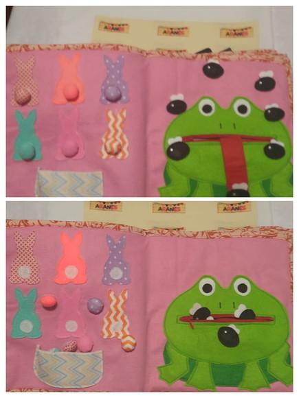 Quiet Book Urso - Livro Sensorial