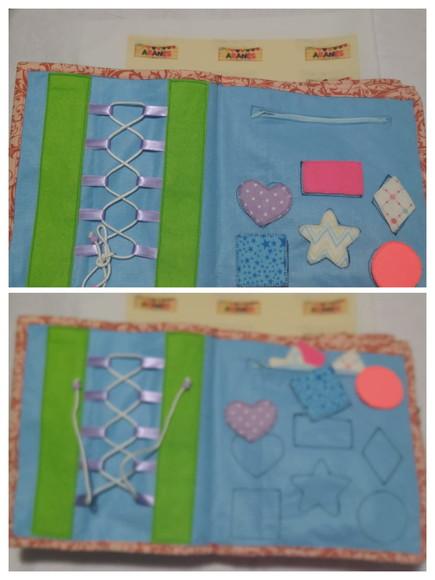 Quiet Book Urso - Livro Sensorial