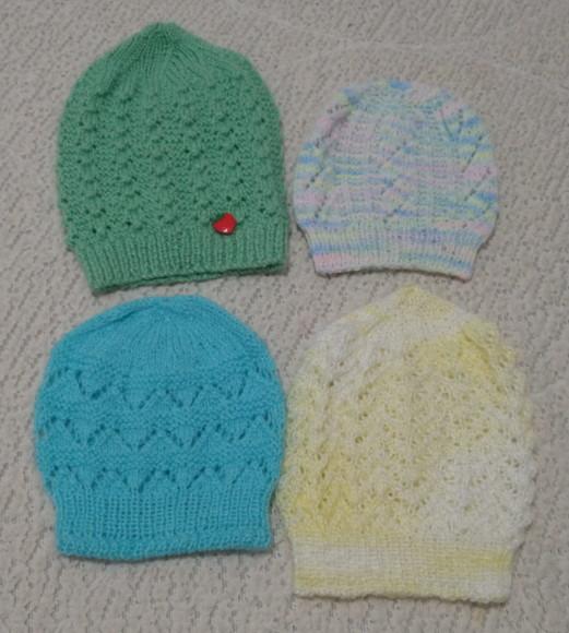 Touca Artesanal Bebê Lã Tricot Tricô Unissex Touca Inverno