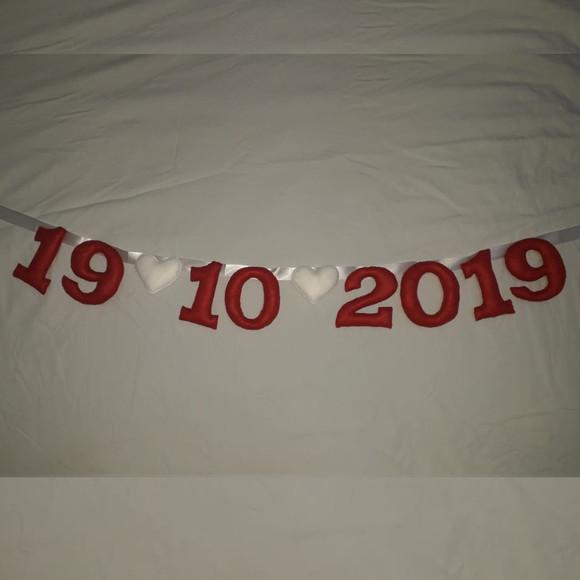 Varal Save The Date - Várias Cores