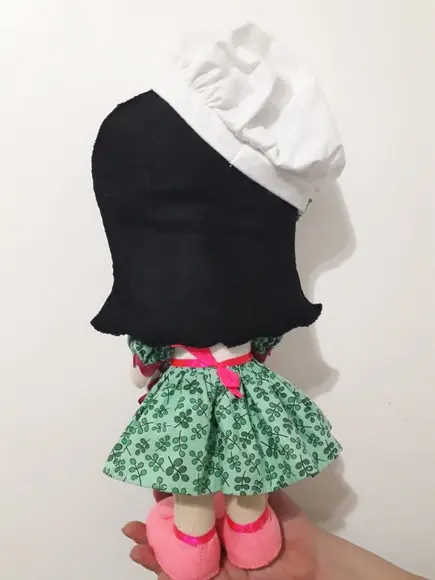 Boneca Confeiteira em Feltro - 44 cm