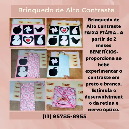 Brinquedo de Alto Contraste - Brinquedo Lúdico