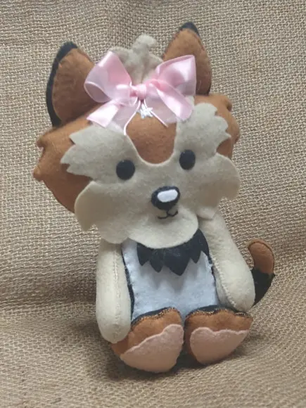 Cachorro Yorkshire em Feltro