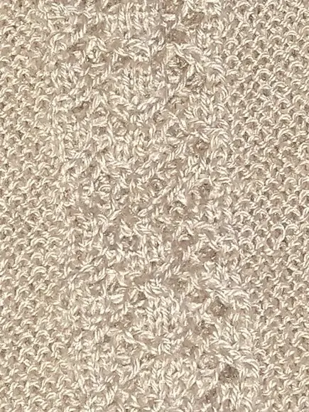 Casaquinho de Tricô Lã Pinguim Bambino Cor Bege